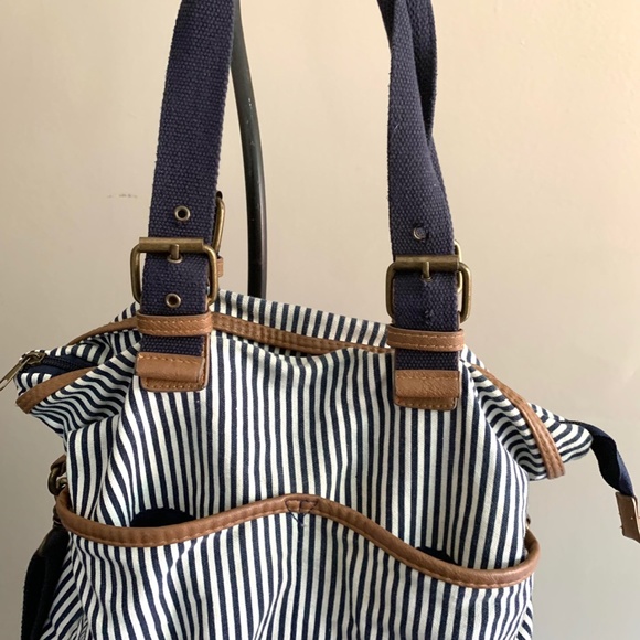 Blue Stripe Messenger Bag - Picture 4 of 5